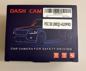 Caméra avant et arrière, 4K Dash Cam WiFi Caméra de voiture 24H Mode de stationnement NIB