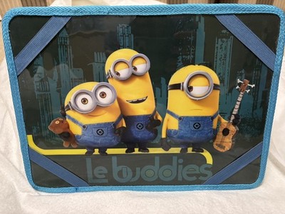 Minion Le Buddies Travel Desk  - with 4 Markers, 6 Crayons and 2 Stickers