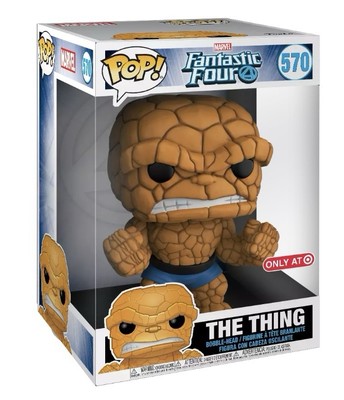 Funko Pop Marvel Fantastic Four The Thing 10'' #570 Target Exclusive