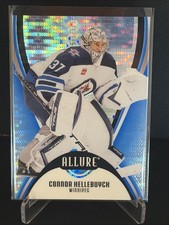2025-26 Upper Deck Allure Connor Hellebuyck #95 Blue Line #15/35 - Jets
