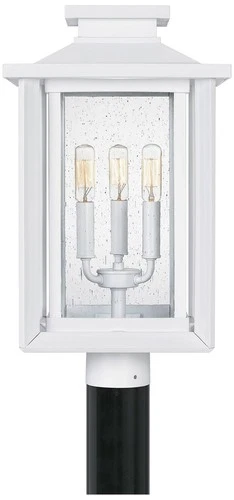 Quoizel Wakefield 19 1/4"H White Lustre Outdoor Post Light - Picture 3 of 3