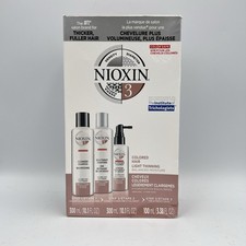 Nioxin System 3 Kit Colored Hair Light Thinning Shampoo Cond Treatment