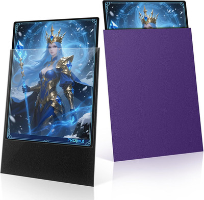 1200 Pack Card Sleeves, Matte Dual Trading Card Sleeves with Opaque Back & Smoot