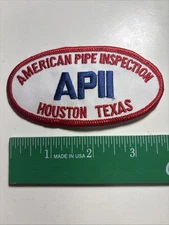 American Pipe Inspection APII Houston Texas Embroidered Patch