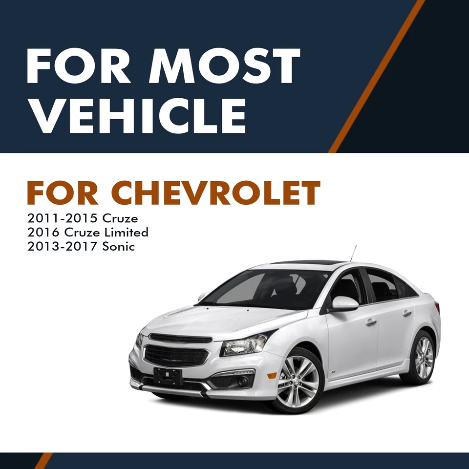 8 pastillas de freno delanteras-traseras de cerámica para Chevrolet Sonic RS LTZ LT LS Premier 2013-2017 Foto 2 de 4