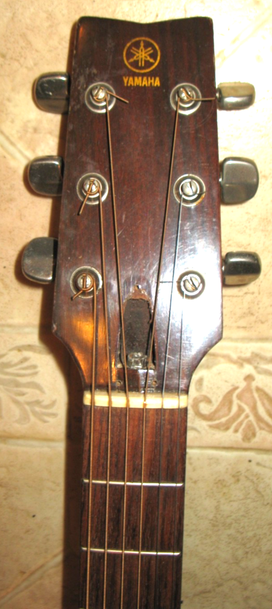 Vintage Yamaha FG-160 Black Label Acoustic Guitar (read repair) | eBay
