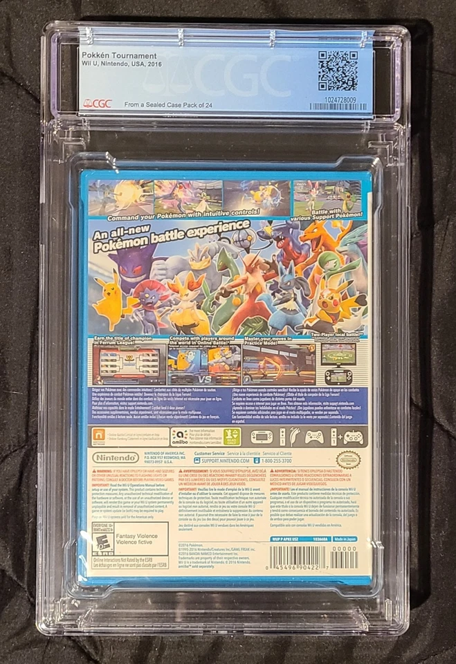 Pokken Tournament CGC 10 A++ Perfect Nintendo Wii U Sealed New Graded 2016 - Image 2 of 4