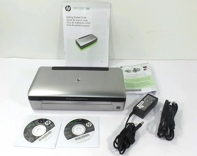 HP OfficeJet 100 Mobile InkJet Printer CN551A - No Battery