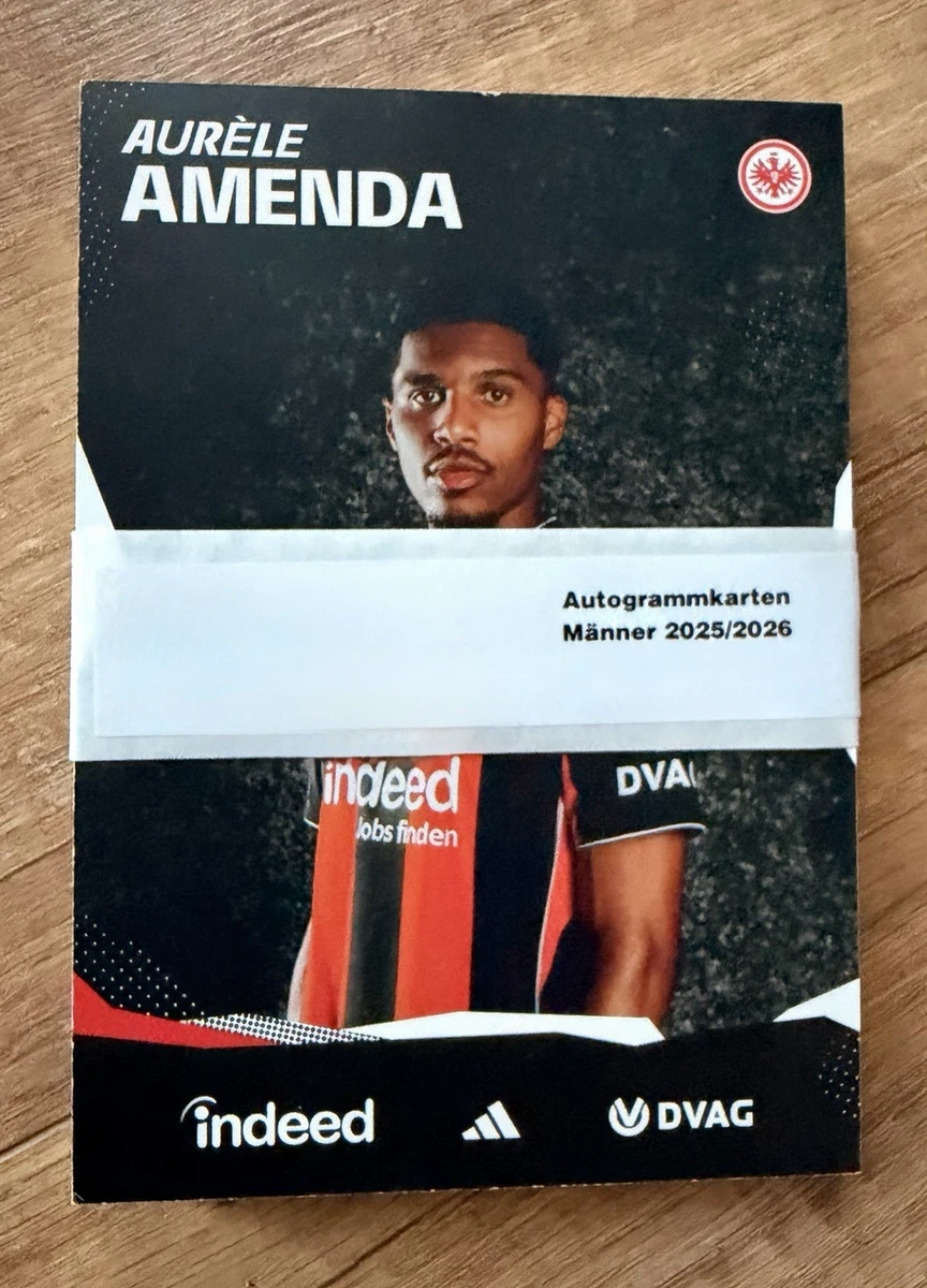 Carte Autographe Bruno Hübner Eintracht Francfort - Saison 2019/20 - Signée Originale