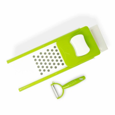 Mehrzweck 5 in 1 Gemüseschneider und Reibe Set mit austauschbaren Klingen