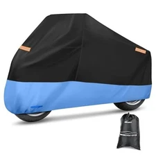 Nilight Motorcycle Cover All Season Universal Oxford Fabric with Lock-Hole 