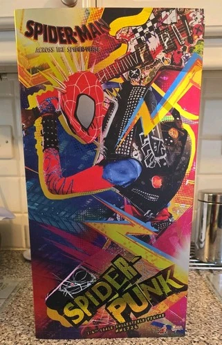  Hot Toys MMS726 Exclusivo Spider-Man: Across the Spider-Verse Spider-Punk 