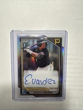 2024 1st Bowman Chrome /499 Esmerlyn Valdez Refractor Auto #CPA-EV - PIT Rookie