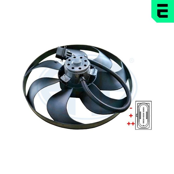 LüFter MotorküHlung ERA 352034 12V 346Mm FüR VW Golf 4 1J1 Variant 1J5 Bora 1 A3-image