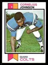 1973 Topps Cornelius Johnson #314 - Baltimore Colts