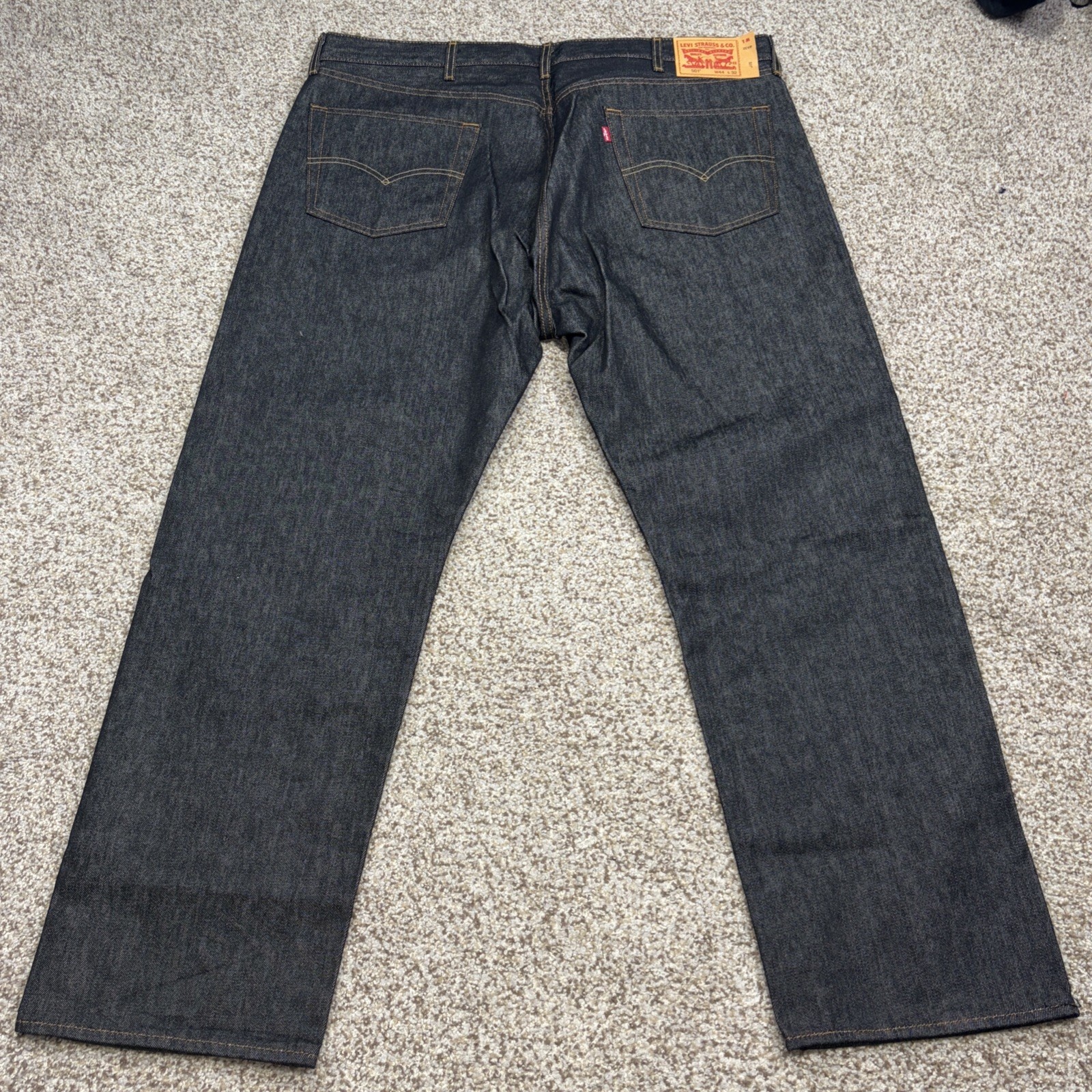 Levi's Men’s 501 Original Straight Jeans 44x32 Fits 43 X 31 Missing Button - View 16