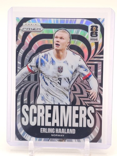 ERLING HAALAND 2026 PRIZM FIFA WORLD CUP SCREAMERS SILVER #15 NORWAY Q1816