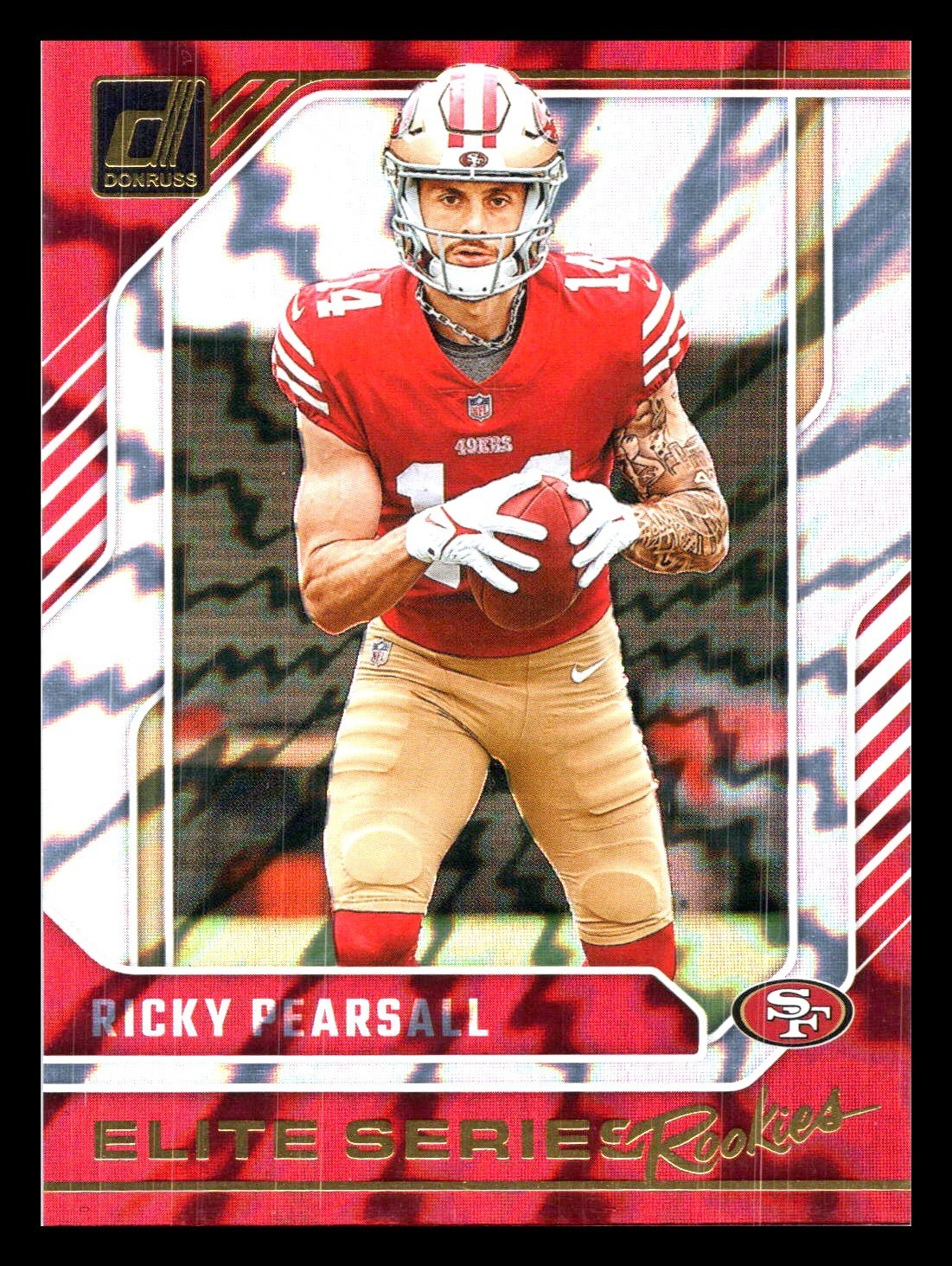 2024 Donruss #22 Ricky Pearsall The Elite Series Rookies San Francisco 49ers RC