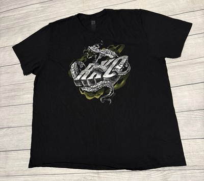 RKO Randy Orton Men's T-Shirt XXL Black Cobra WWE World Wrestling Entertainment