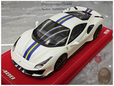 MR 1/18 Ferrari 488 Pista Limited Resin Diecast Model Car Display Hobby Gifts