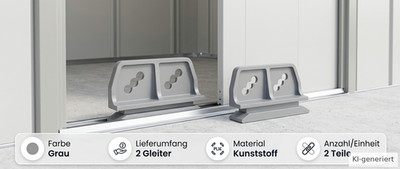 Türgleiter passend für Spacemaker A67 & Treco X6 Schiebetür Rollen Gleitstück