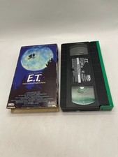 E.T. The Extra Terrestrial Movie VHS Video Tape 1988 Vintage Green Flap Cassette