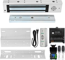 Door Access Control System Inswinging 600lbs Magnetic Lock Kit 