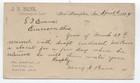 1884 New Hampton IA postal card maltese cross fancy cancel [h.7863] — photo 2