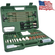 New Universal Gun Rifle Pistol Handgun Shotgun Firearm Cleaning Kit Set w/Case