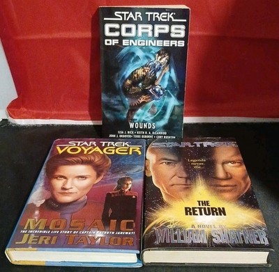 Star Trek Drei Bücher Set