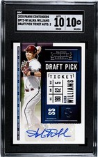 2020 Panini Contenders Alika Williams Draft Pick SGC 10 w/10 AUTO