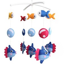 Marine Fish Infant Room Hanging Decor Baby Crib Mobile Nursery Decor Baby Mobile
