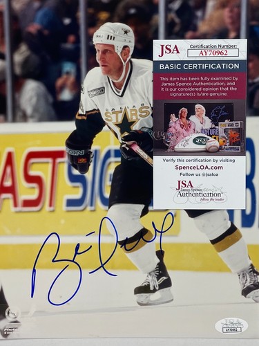 BRETT HULL Signed Autographed DALLAS STARS 8 x 10 PHOTO JSA CERTIFIED AUTHENTIC - Picture 4 of 9