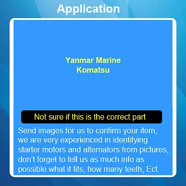 Alternator FOR Yanmar Marine 4LH HITACHI 80 AMP - Image 4 of 4