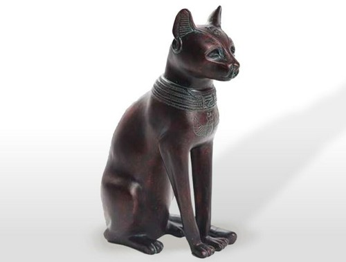 Egyptian Cat Statue, Bastet Statue, Egyptian Decor, Cat Figurine, Cats - Picture 5 of 5