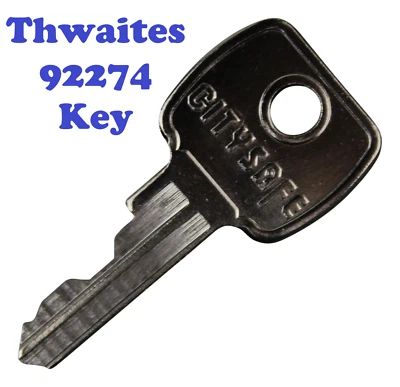 Thwaites 92274 Key Dumper Truck Key Excavator Key L&F 92274 Key Number