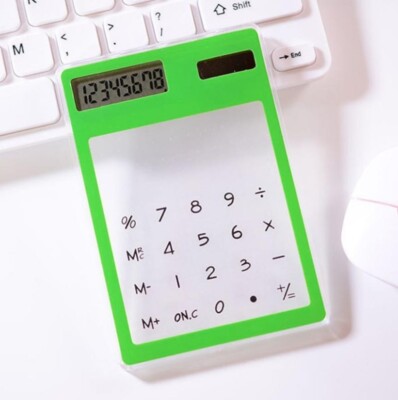 Transparent Calculator Cute Pocket Calculator Solar Scientific Calculators 