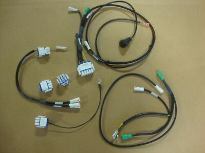 BIG DOG MOTORCYCLES OEM 2003 SINGLE TANK MAIN WIRING HARNESS  w/ GREEN PLUG ENDS