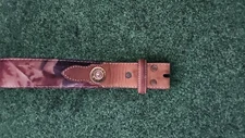 Nocona Belt Co Mens 12 Gauge Camouflage Leather Mossy Oak Break Up Belt Size 34