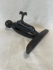 Antique Disston? No 5 Saw Vise Clamp Wood Blade Sharpening Tool Ball Mount