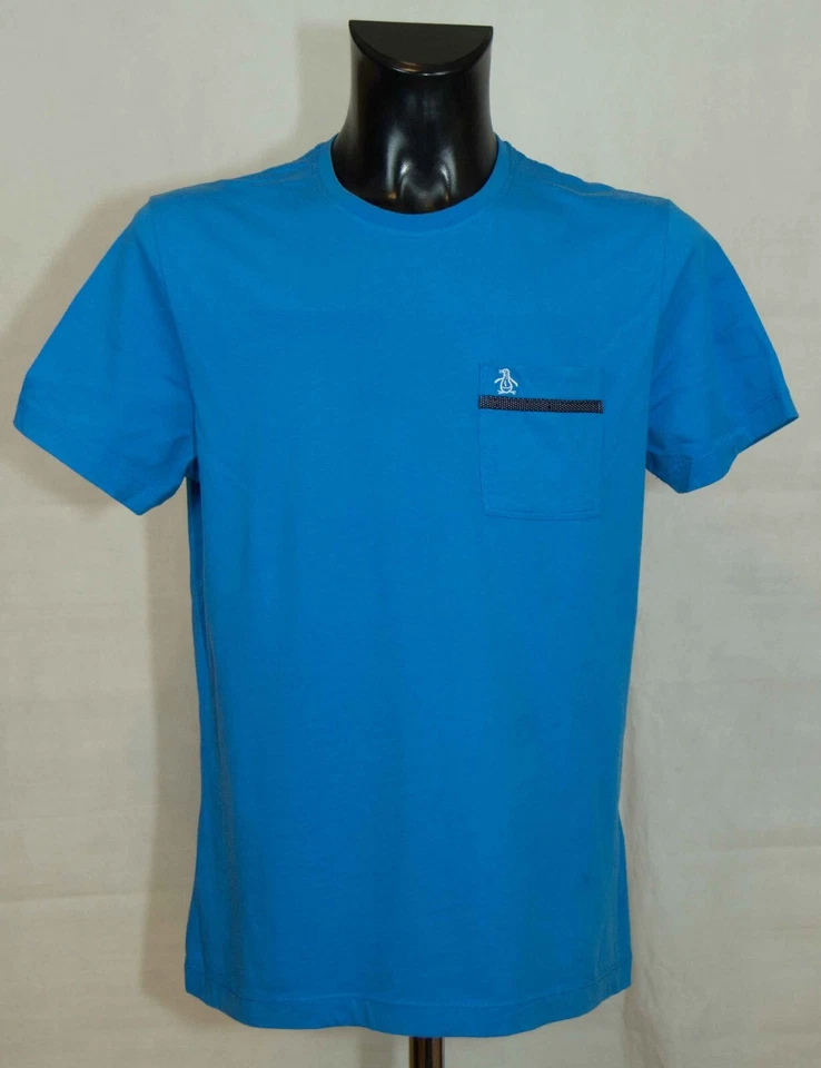 ORIGINAL PENGUIN HOMME T SHIRT COTON TAILLE M (ÉTIQUETTE L) EXCL ..a - Photo 2/4