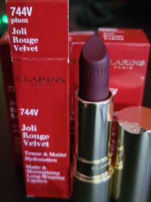 Clarins Joli Rouge Velvet Lipstick .1 oz 3.5g, You Choose Shade NIB