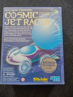 Balloon Powered Cosmic Jet Racer Kid by Kids Labs Homeschool/Science Project