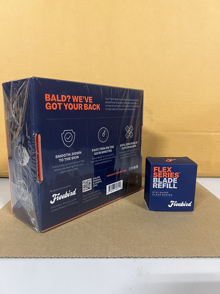 Freebird -Flex Series Electric Razor Shaving Kit & Flex Series Blade ...