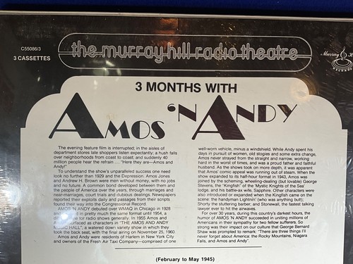 U5-22 AMOS ‘N ANDY - 3 CASSETTE BOX SET - 12 UNRELEASED SHOWS - 1979 - COMEDY - Picture 6 of 12