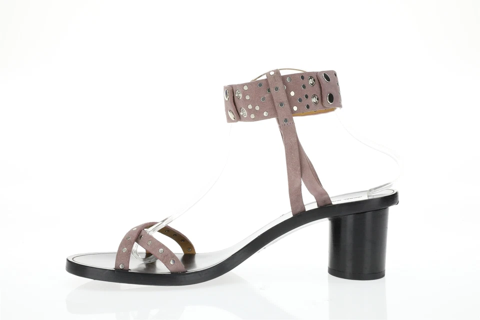Isabel Marant 270141 Womens Lavender Suede Sandals Size 41 M - Image 3 of 4