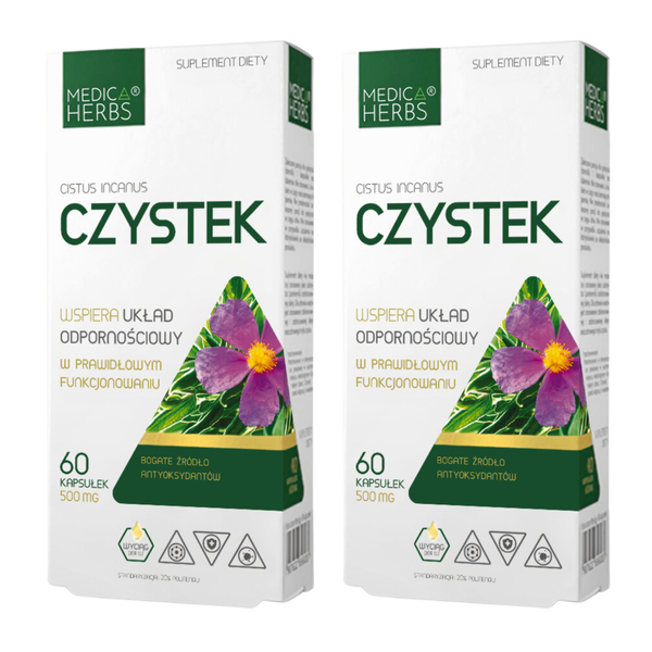 Cistus Incanus 500Mg - 120 Kapseln - Zistrose Extrakt - Medica Herbs-image