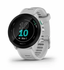 Garmin 010-02562-01 Forerunner 55 GPS Running Watch & Activity Tracker - White