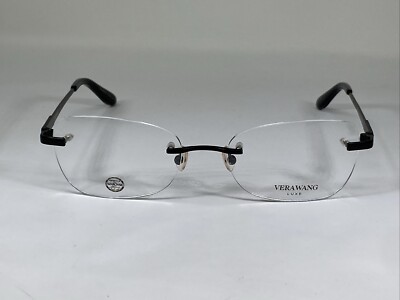 VERA WANG LUXE “RHEA” NOS Titanium Black Rimless Eyeglasses  display picture 1