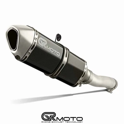 Échappement pour Triumph Street Triple 675 675R 2013-2016 GRmoto Pot Carbone - Photo 1/4